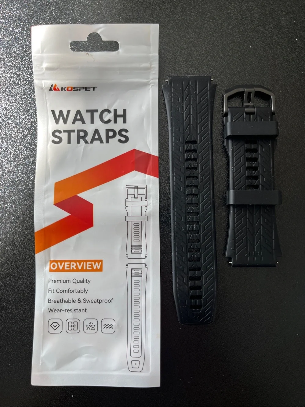 KOSPET TANK M3 Ultra Smartwatch Stainless Steel Body Black, USED.